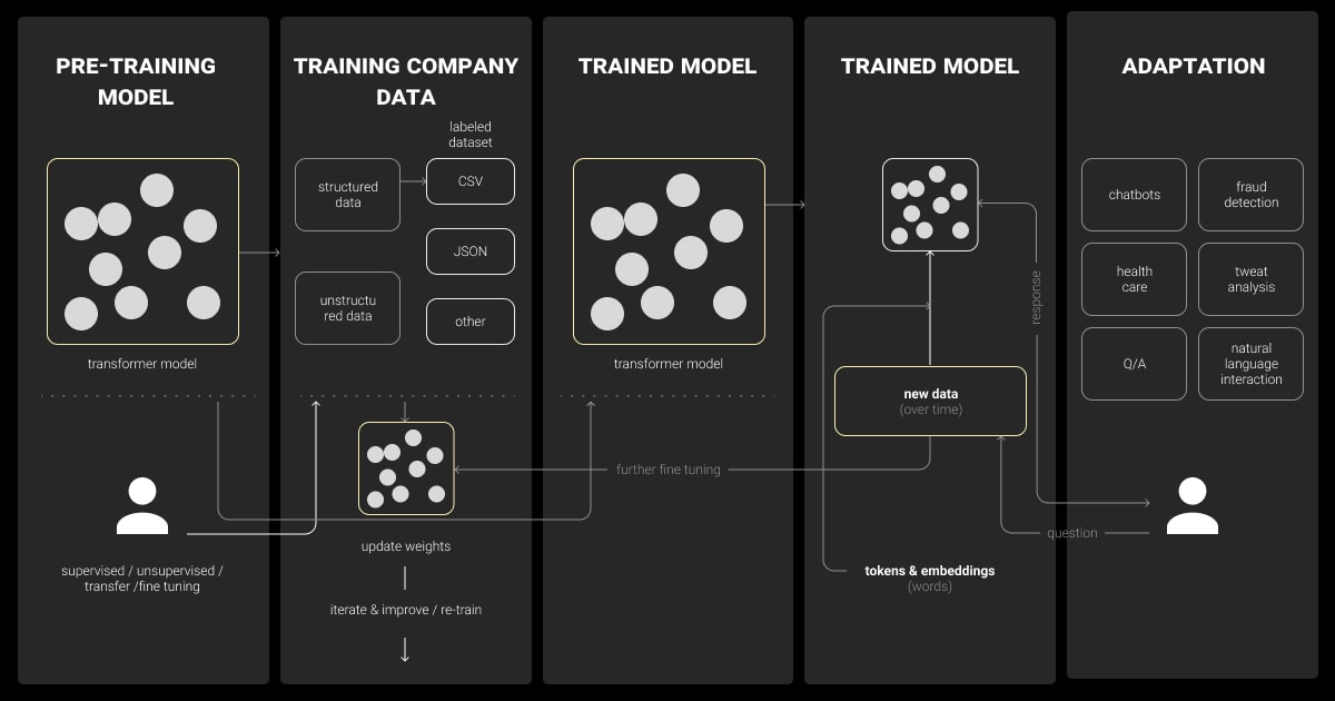 Fine-tuning role in the LLM development lifecycle