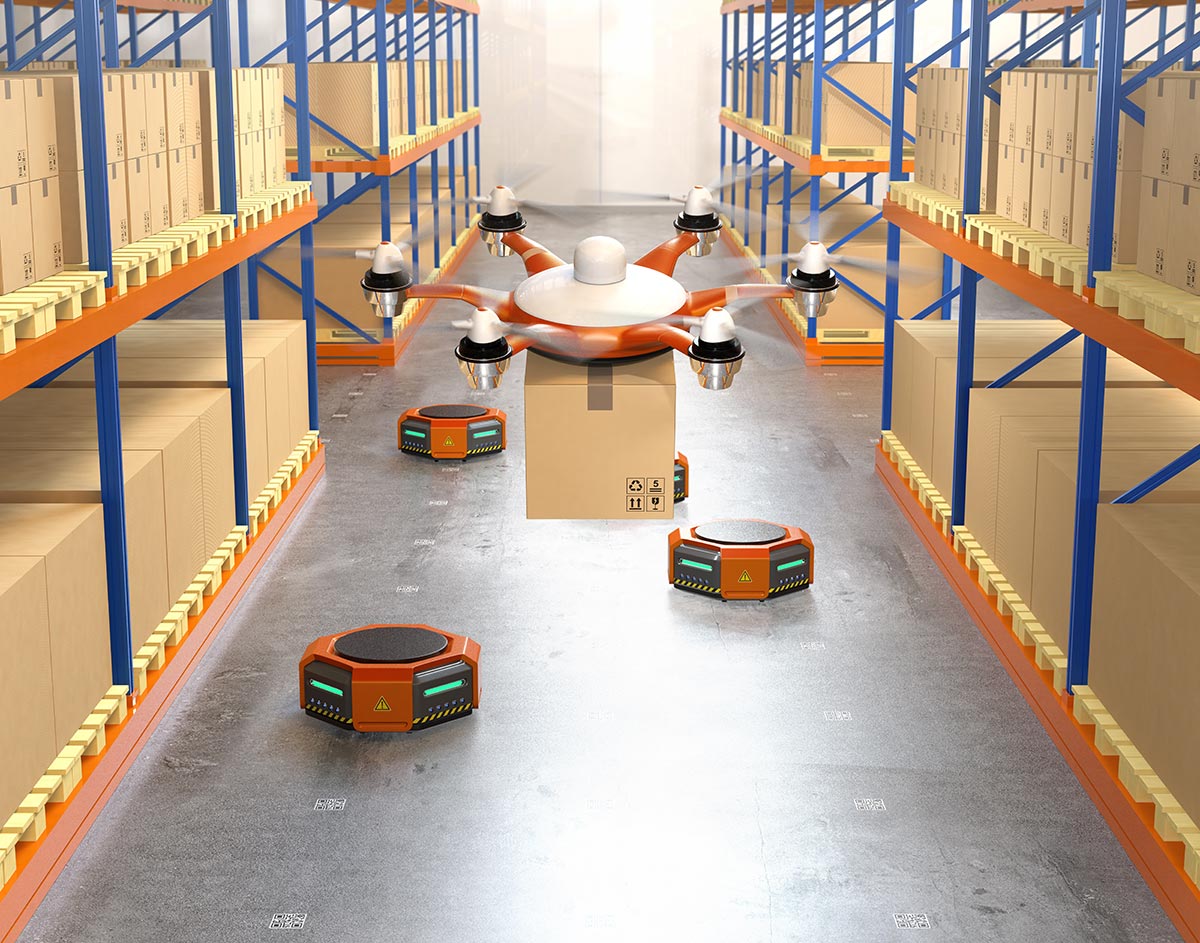Warehouse automatization with the use of robotics & AI