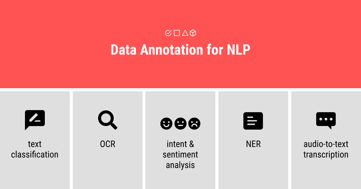 Data annotation for NLP