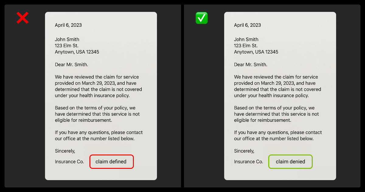 OCR error impact example