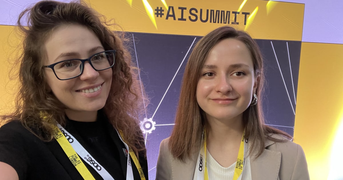 Karyna and Daria on the London tech week 2022