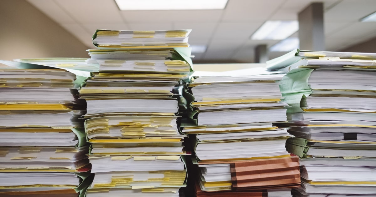 Modern businesses struggle to keep all the paperwork neat and organized