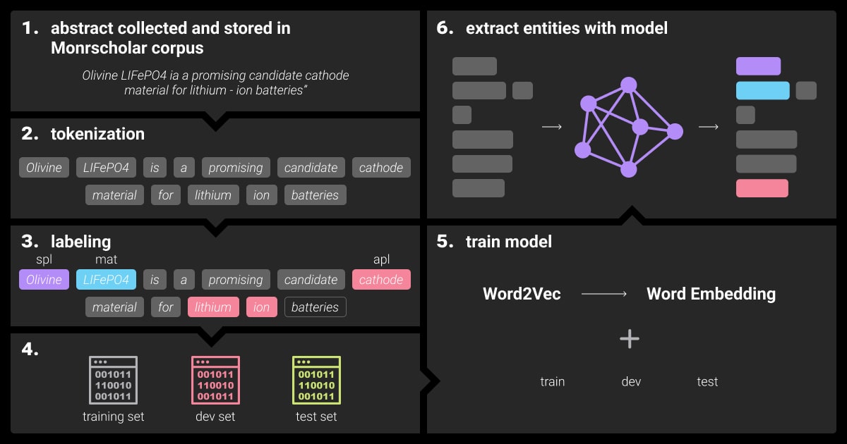 Named entity recognition workflow