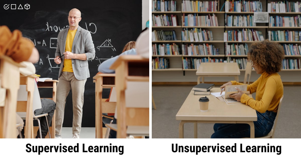 Supervised ML vs. unsupervised ML