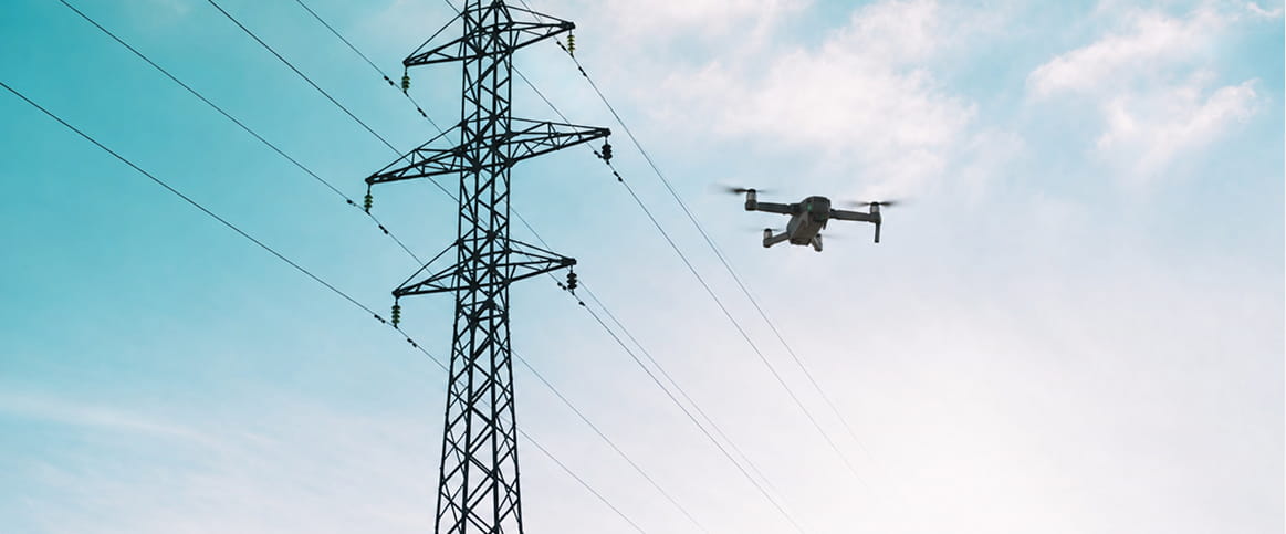 Drone power line inspection for smart grid defect detection