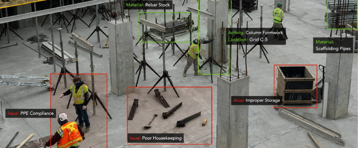 Construction activity tracking