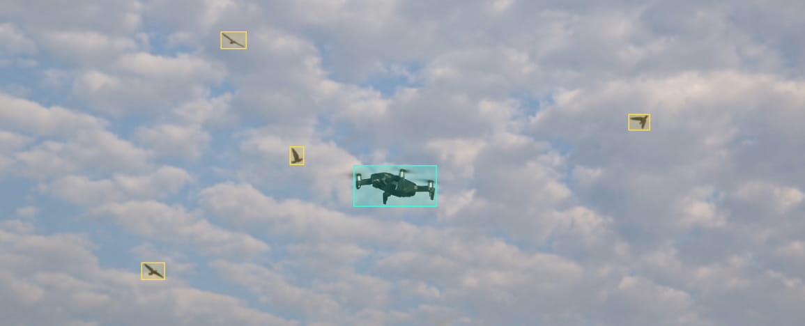 Counter-UAS target detection for autonomous defense systems