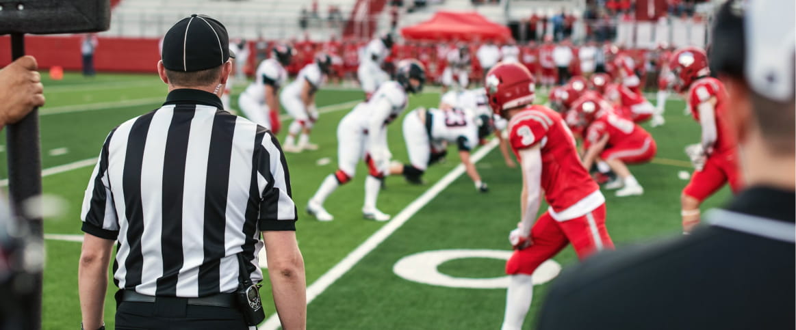 Officiating and foul annotation for AI in sports