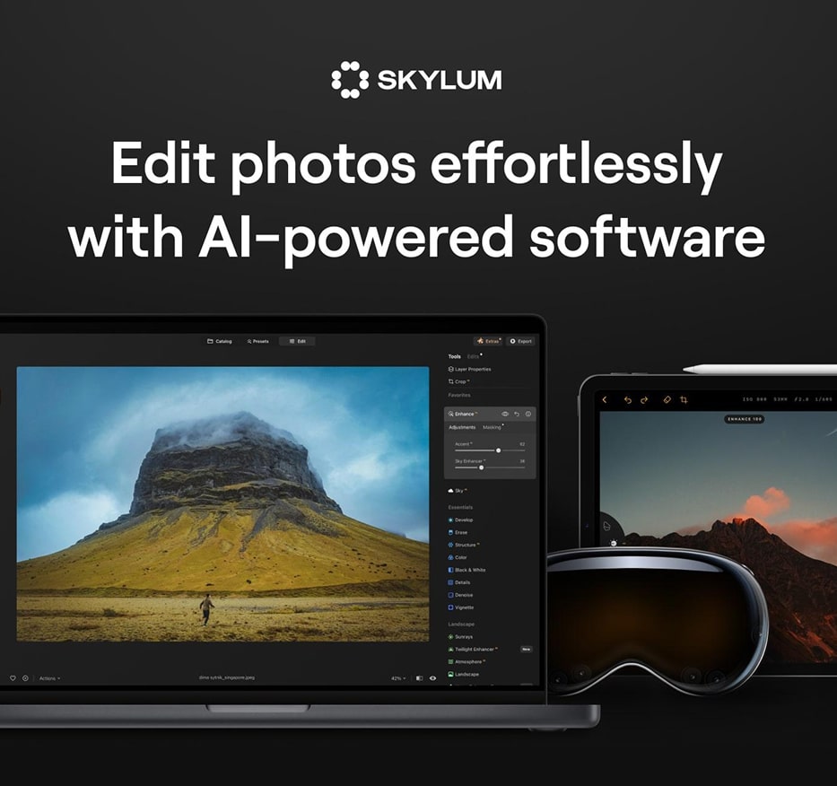 Edit photos effortlessly with AI-powered software