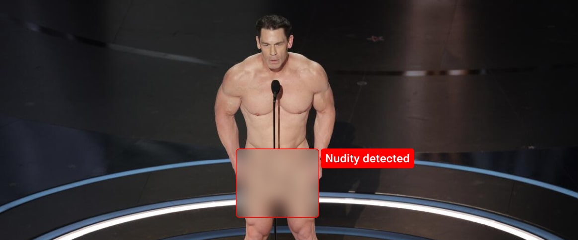 live moderation for nudity