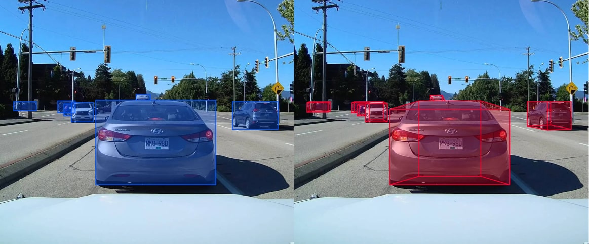 2D and 3D object detection for autonomous vehicles
