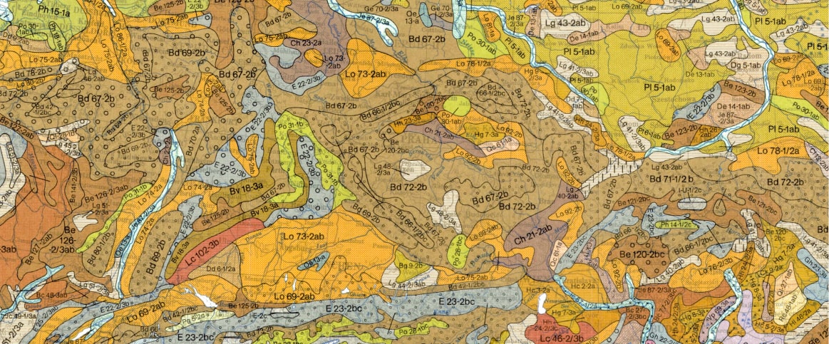 Soil property mapping for agriculture