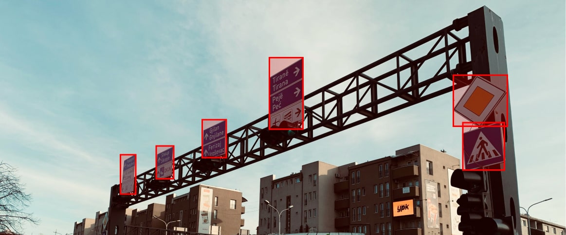 Traffic sign detection for autonomous vehicles